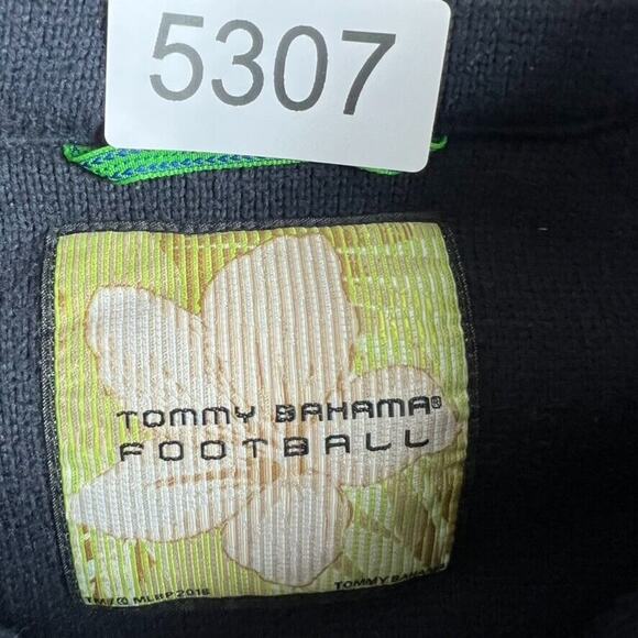 Tommy Bahama Knit Sweater Mens Large Blue Football Seattle Seahawks Mens Zip - Picture 8 of 11
